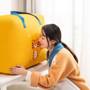 Adorable Baby Dinosaur-Themed Cloth Organizer and Storage Handbag ? Portable, Lightweight, and Multi-Functional Nursery Storage Solution for Baby Essentials, Toys, Diapers, and Clothes - Random Color