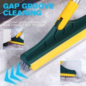 2-in-1 Floor Cleaning Brush with 120? Rotating Head | Multipurpose Scrubber for Bathroom, Tiles & Windows