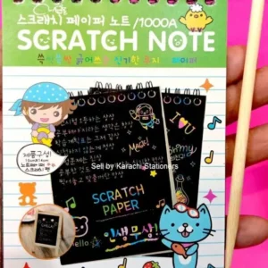Scratch Note Pad -   Rainbow Drawing Draft Books for Children (random book)