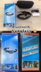 Bluetooth sun glasses with headphones connect with Mobile and talk