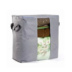 Grey Organizer Bag / Multipurpose Large Capacity Storage Bag & Organizer for Clothes & Blanket