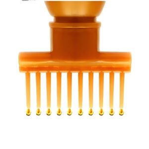 (Pack of 20) Hair dye bottle | Hair Oil Applicator Bottle, Root oiling Comb bottle for Hair Coloring, Shampoo, Oiling, Dye, and Scalp Treatment for home & commercial ( Empty Bottle)