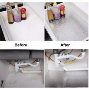 60?200cm (2meter) - Silver Foil Kitchen Oil Proof Waterproof Sticker Aluminum Foil Sheet Kitchen Stove Cabinet Stickers Self Adhesive Wallpapers