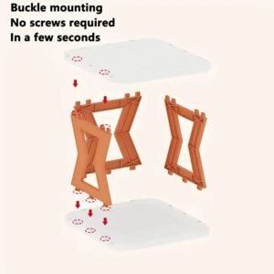 6 Floor Shoe Rack - 6 Tier Shoe Rack - Shoe Rack- Unique X Design Shoe Rack- High Quality - Without Box