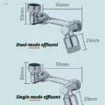 1080?Rotatable Faucet Aerator Bathroom Washbasin Tap Splash Filter Kitchen Faucet Extend Faucet Water Saving Bubbler Nozzle