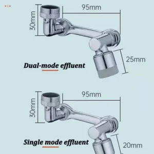 1080?Rotatable Faucet Aerator Bathroom Washbasin Tap Splash Filter Kitchen Faucet Extend Faucet Water Saving Bubbler Nozzle