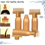 Hair Oil Applicator Bottle, Root oiling Comb bottle for Hair Coloring, Shampoo, Oiling, Dye, and Scalp Treatment for home & commercial (Empty Bottle)