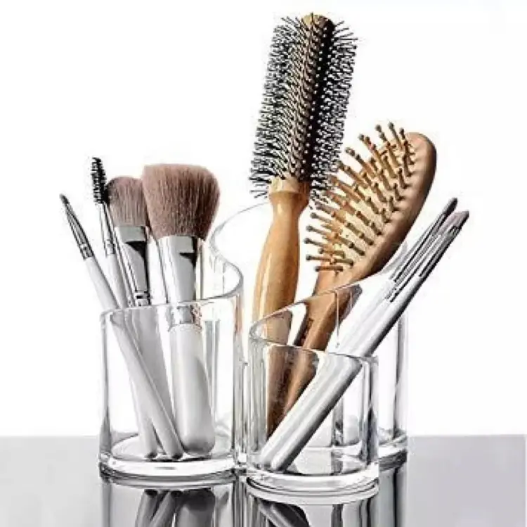 Cosmetic Makeup Organizer Transparent Acrylic Lipstick Holder Display Stand - Image 2