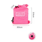 Eco-friendly Roll Up Reusable Polyester Foldable Grocery Bag Shopping Bag  (random color)