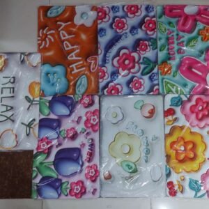 3D Cartoon Printing Diatom Mud Cushion Antislip Water Absorbent Foot Pad Diatomaceous Earth Foot Mat For Bathroom - (Random Design) - Size 15?23 inches