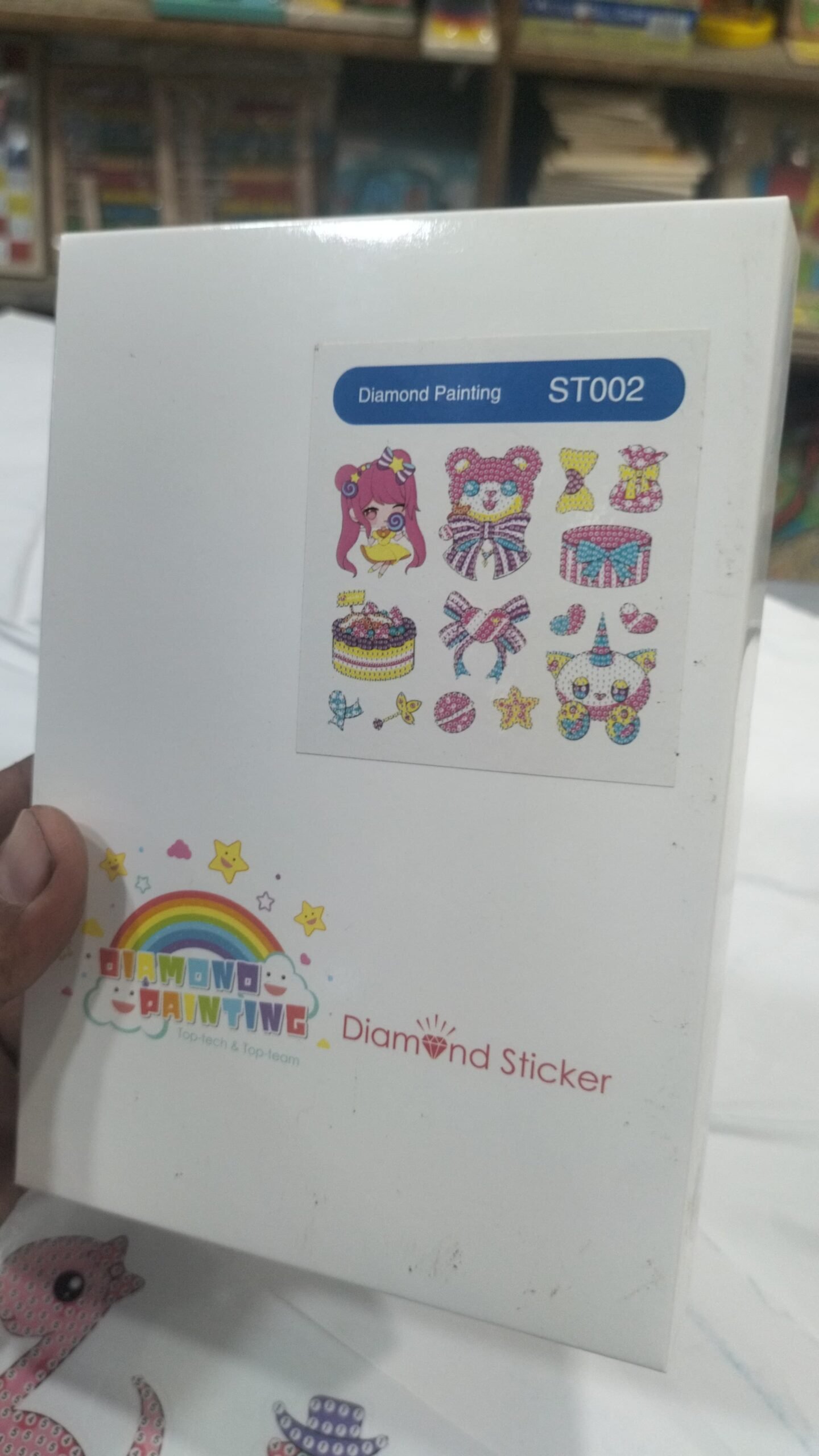 Diamond painting sticker kit ( for kids )random designs