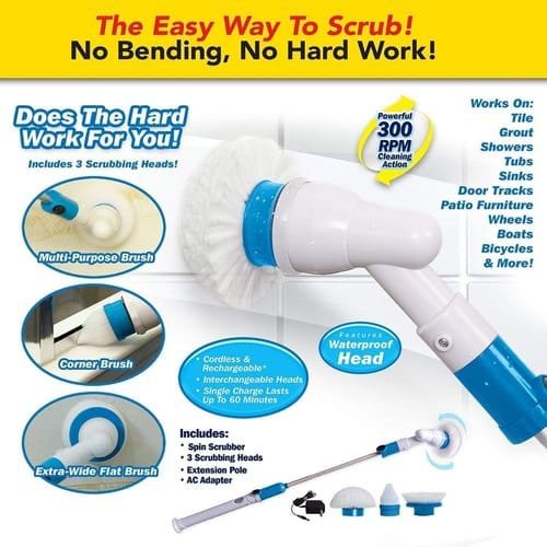 Spin Scrubber (Tiles Cleaning Brush) chargeable - Image 2