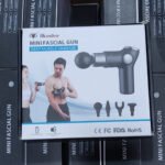 Gun massager lcd display Deep Tissue Percussion Massager  For Pain Relief Mini Massageer Gun (Random Color)