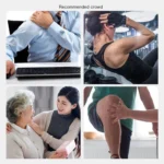 Handheld Massage Gun Deep Tissue Muscle Massager with 12 Massage Heads