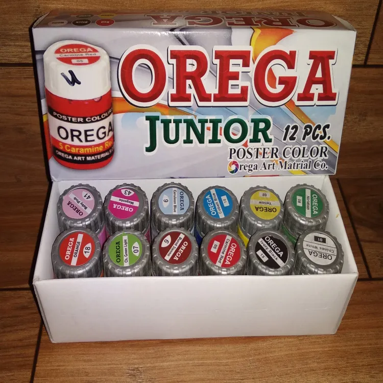 15 pcs Orega Poster colour With Brush - Image 2
