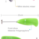 Electric Egg Beater Milk Drink Coffee Whisk Mixer Foamer Mini Handle Stirrer Practical Cooking Tool Kitchen Mini Whisk(random color)